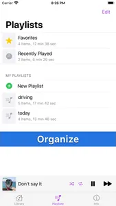 Palm Music Player screenshot 1