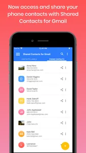 Shared Contacts for Gmail® screenshot 2