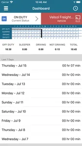Hours Of Service Mobile screenshot 1