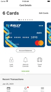 Rally CU Smart Card screenshot 1