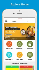 Freed - Food Delivery App screenshot 0