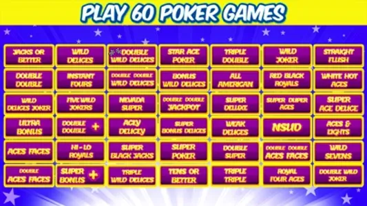 60 in 1 - Video Poker Games screenshot 0