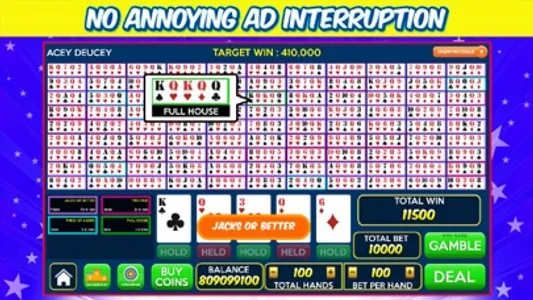 60 in 1 - Video Poker Games screenshot 1