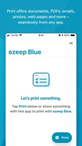 ezeep Blue printer app screenshot 0