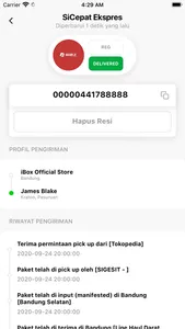 Kiriman: Cek Resi & Ongkir screenshot 1