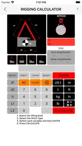 Rigging Calculator screenshot 1