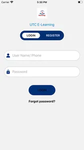 UTC E-Learning screenshot 0