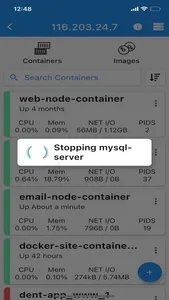 Docker Management screenshot 1