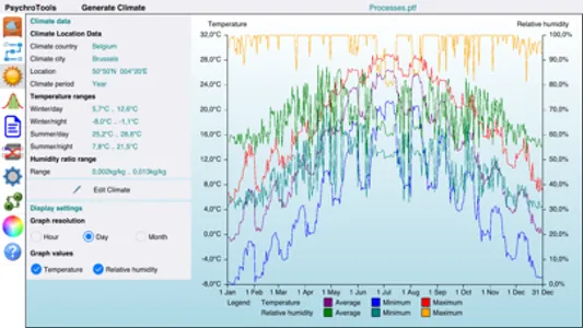 PsychroTools screenshot 2