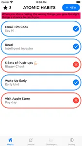 Habit Tracker: Atomic Habits screenshot 0