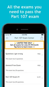 Part 107 Exam Center: FAA prep screenshot 3