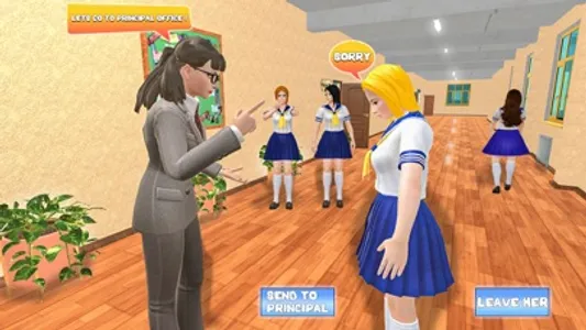 High School Sakura Teacher 3D screenshot 1