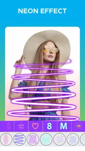 Drip Art and Neon Photo Editor screenshot 2