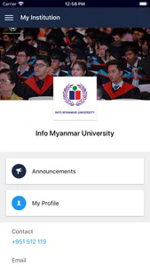 Info Myanmar University screenshot 0