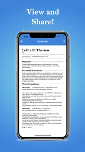 Quick Resume Builder–CV Maker screenshot 6