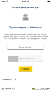 Frontline School Parent App screenshot 0