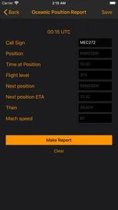 Airro Oceanic Reporting Tool screenshot 2