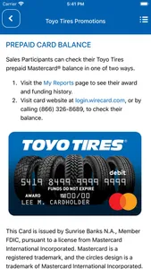 Toyo Tires Promotions screenshot 2