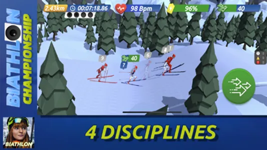 Biathlon Championship Game screenshot 1