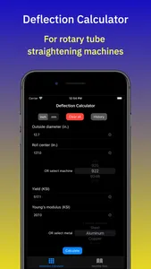 Deflection Calculator screenshot 0