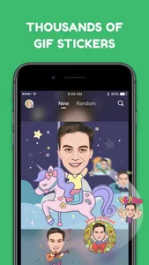 MojiStik: Emoji GIF Stickers screenshot 0