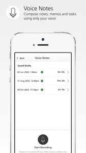UBS Voice Notes screenshot 2