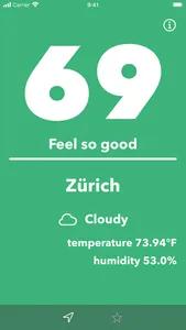 Feel - View weather comfort screenshot 0