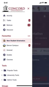 MyConcordU screenshot 1