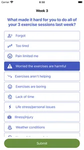 My Exercise Messages screenshot 1