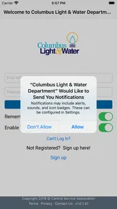 Columbus Light & Water Dept screenshot 0