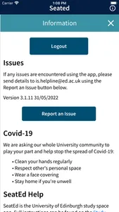 SeatEd @ UoE screenshot 8