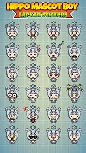 Sticker Me Hippo Mascot Boy screenshot 0
