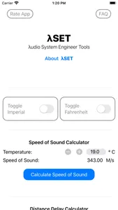 ASET - Sound Calculator Tools screenshot 1