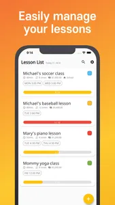 Lesson manager screenshot 0