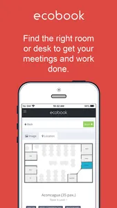 ecobook - Room & Desk Booking screenshot 2