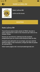 Radio La Única RM screenshot 1