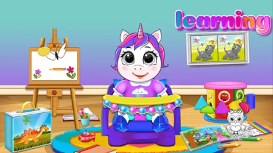 Unicorn Baby Sitter screenshot 1