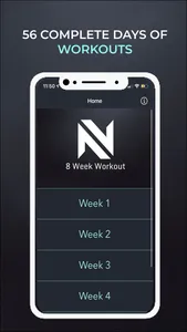 NV 8 Week Workout screenshot 1