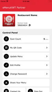 eMenuKWT - Partner screenshot 2