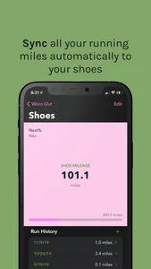 Worn Out: Shoe Tracking screenshot 2