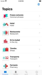 Phrasebook | Six languages screenshot 1