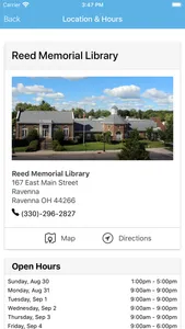 Reed Memorial Library screenshot 7