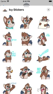 Icy Stickers screenshot 0