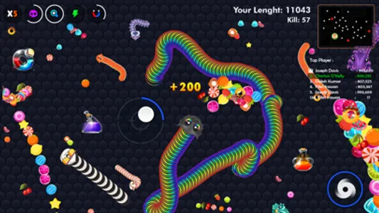 Vegetarian Snake - Worm Zone screenshot 0