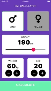 BMI Calculator - Track Health screenshot 0