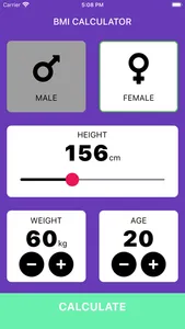 BMI Calculator - Track Health screenshot 2