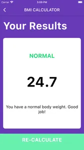 BMI Calculator - Track Health screenshot 3