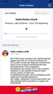 Radio Rotblau – FC Basel App screenshot 0