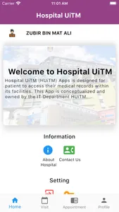 Hospital UiTM screenshot 1