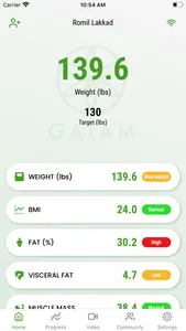 Gaiam Weight Scale screenshot 2